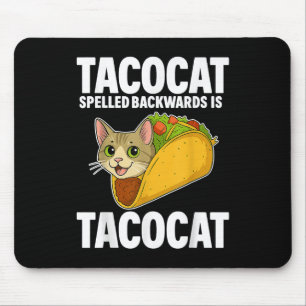 Tacocat Spelling Backed Funny Cat Geschenke Männer Mousepad