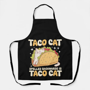 Tacocat-Spur rückwärts Taco Katze mexikanisch Schürze