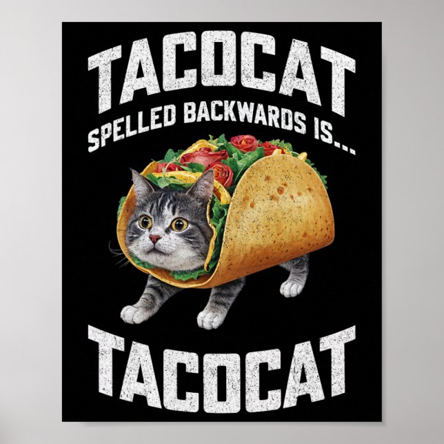 Tacocat zurückgeschrieben ist Tacocat Shirt Taco C Poster (Vorne)