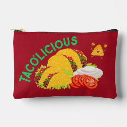 Taco'licious Tacos und glückliche Nacho Zubehörtasche