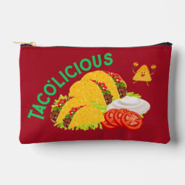 Taco'licious Tacos und glückliche Nacho Zubehörtasche