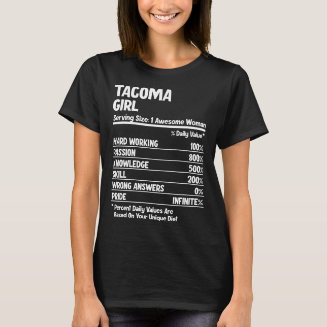 Tacoma Girl T-Shirt (Vorderseite)