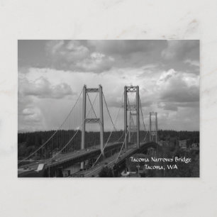 Tacoma Narrows Bridge Postcard Postkarte