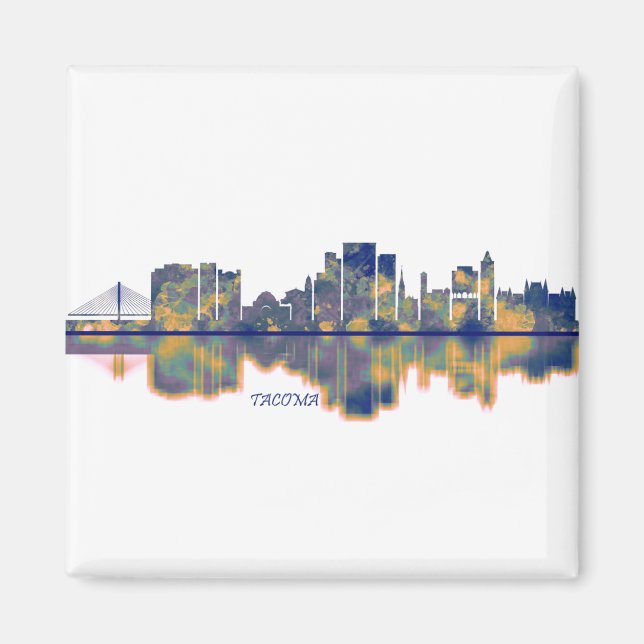 Tacoma Skyline Magnet (Vorne)