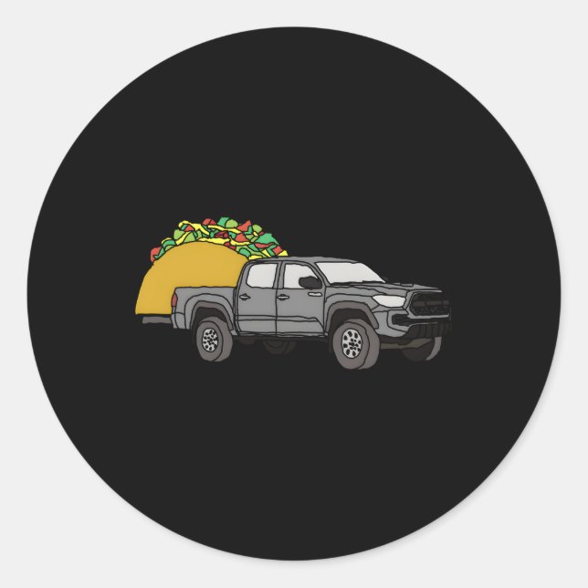 Tacoma Truck Trd Overlandung Overland 4Wd 4X4 Runder Aufkleber (Vorderseite)