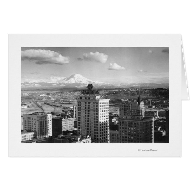 Tacoma, WA View of Rainier from Medical Arts (Vorderseite (Horizontal))