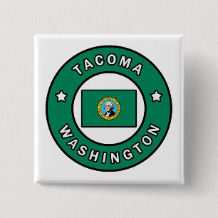 Tacoma Washington Button