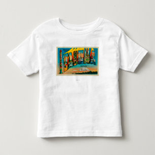 Tacoma, Washington - große Buchstabe-Szenen 2 Kleinkind T-shirt