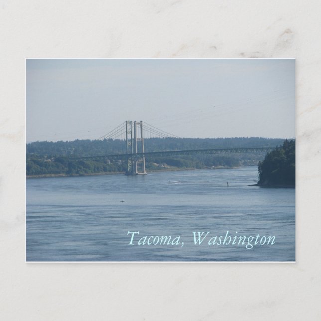 Tacoma, Washington Postkarte (Vorderseite)