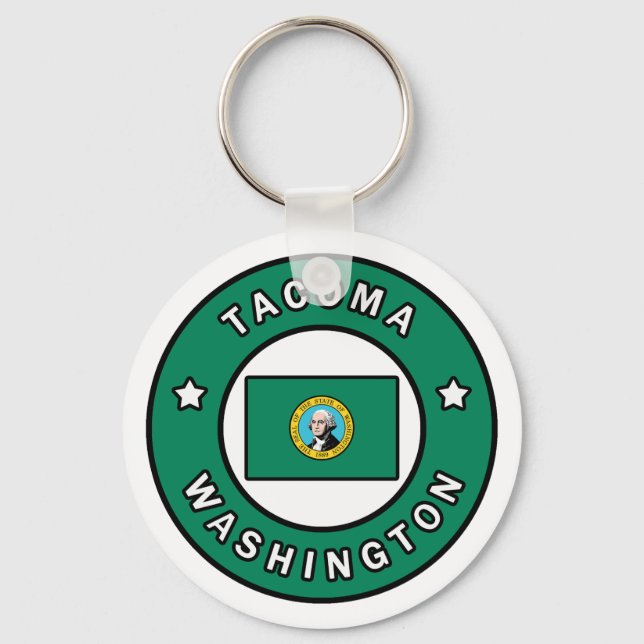 Tacoma Washington Schlüsselanhänger (Vorderseite)