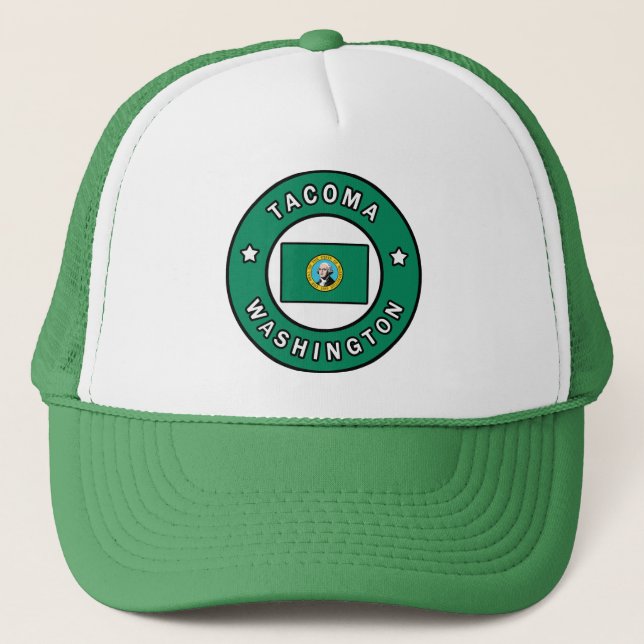 Tacoma Washington Truckerkappe (Vorderseite)