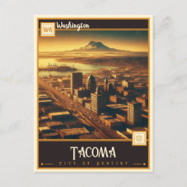 Tacoma, Washington| Vintage Postkarte