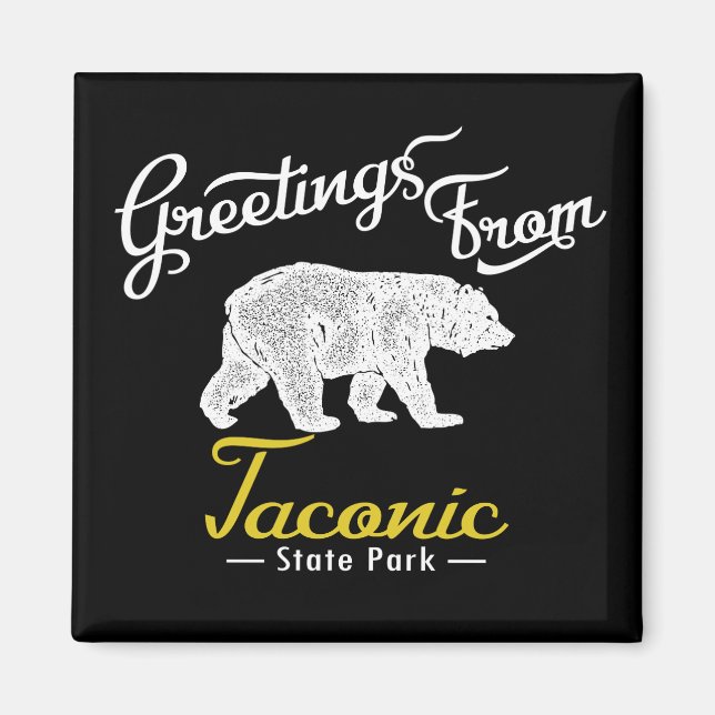 Taconic Staat Park Bear Magnet (Vorne)