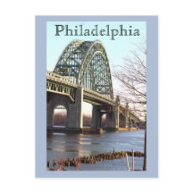 Tacony-Palmyra-Brücke Postkarte