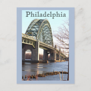 Tacony-Palmyra-Brücke Postkarte