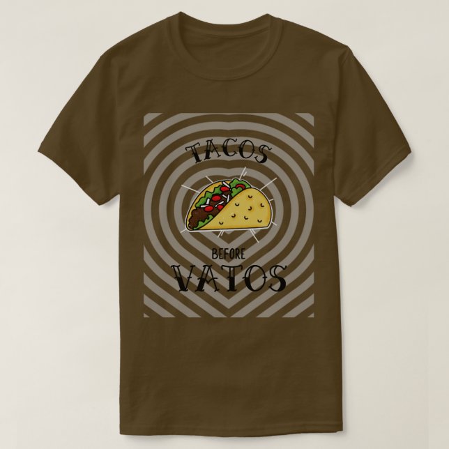 Tacos avant Vatos Funny TShirt (Design devant)