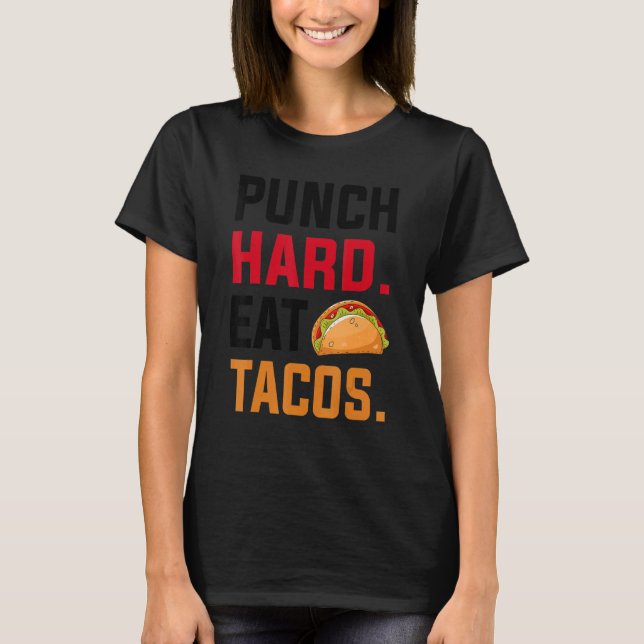 Tacos Boxing T-Shirt (Vorderseite)