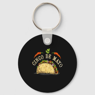 Tacos cinco de mayo für mexikanische Essen-Taco-Li Schlüsselanhänger