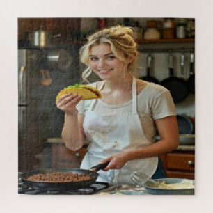 Tacos essend Foto personalisieren anpassen
