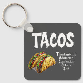 TACOS Gebet-Schlüsselanhänger Schlüsselanhänger