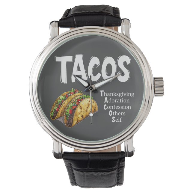 TACOS Gebet Watch Armbanduhr (Vorderseite)