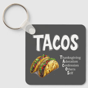 TACOS-Gebets-Schlüsselanhänger Schlüsselanhänger