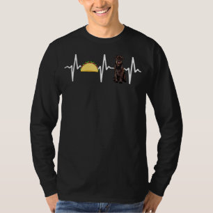 Tacos Giant Schnauzer Heartbeat Dog T-Shirt