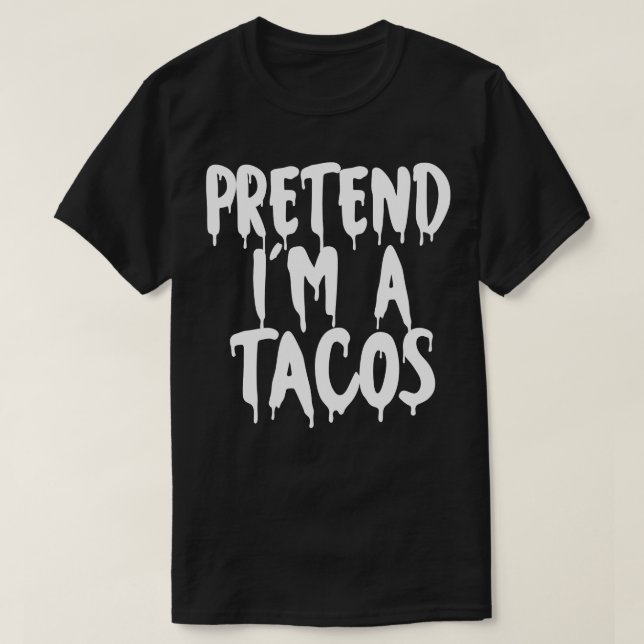 Tacos Halloween Paare vorgeben Kostüm Hallo T-Shirt (Design vorne)