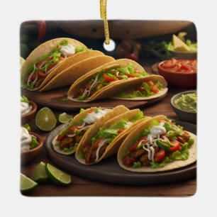 Tacos Keramikornament