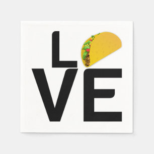 TACOS-LIEBE SERVIETTE