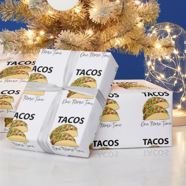 Tacos noch einmal mexikanisches Ernährungstadium Geschenkpapier (Feiertage)