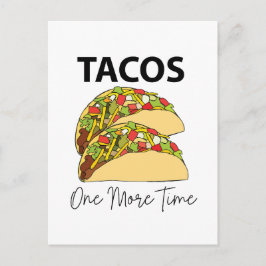 Tacos noch einmal mexikanisches Ernährungstadium Postkarte