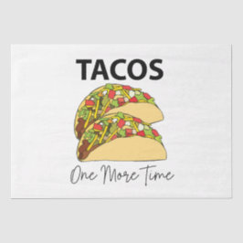 Tacos noch einmal mexikanisches Ernährungstadium Seidenpapier