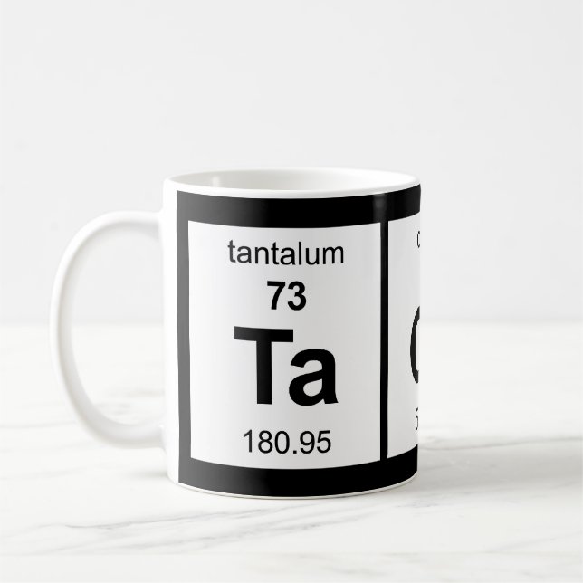 TaCoS-Periodensystem Kaffeetasse (Links)