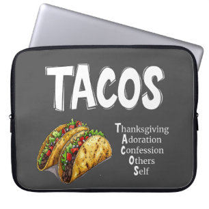 TACOS Prayer Electronics Bag Laptopschutzhülle