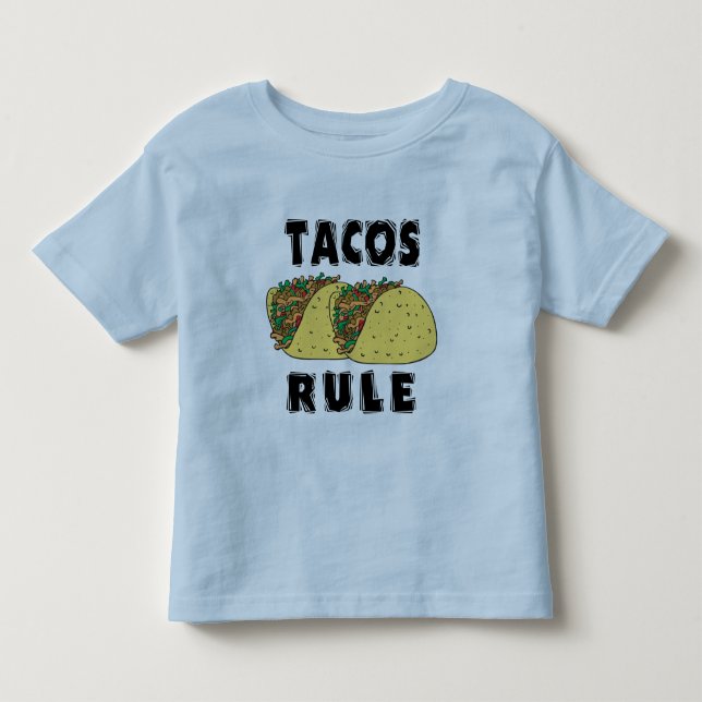 Tacos-Regel-Kleinkind Kleinkind T-shirt (Vorderseite)