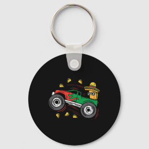 Tacos Riding Mexikos Monster Truck Cinco De Mayo K Schlüsselanhänger