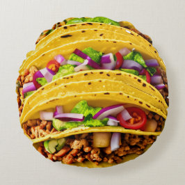 Tacos Rundes Kissen