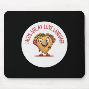 Tacos sind meine Liebessprache Lustiger mexikanisc Mousepad
