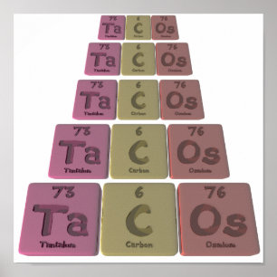Tacos-Ta-C-Os-Tantalum-Carbon-Osmium.png Poster