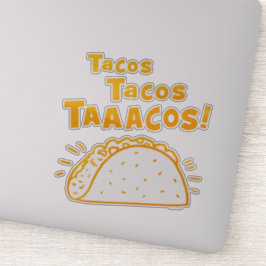 Tacos Tacos Tacos Aufkleber
