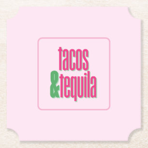 Tacos Tequila Mexikanisches Thema Untersetzer