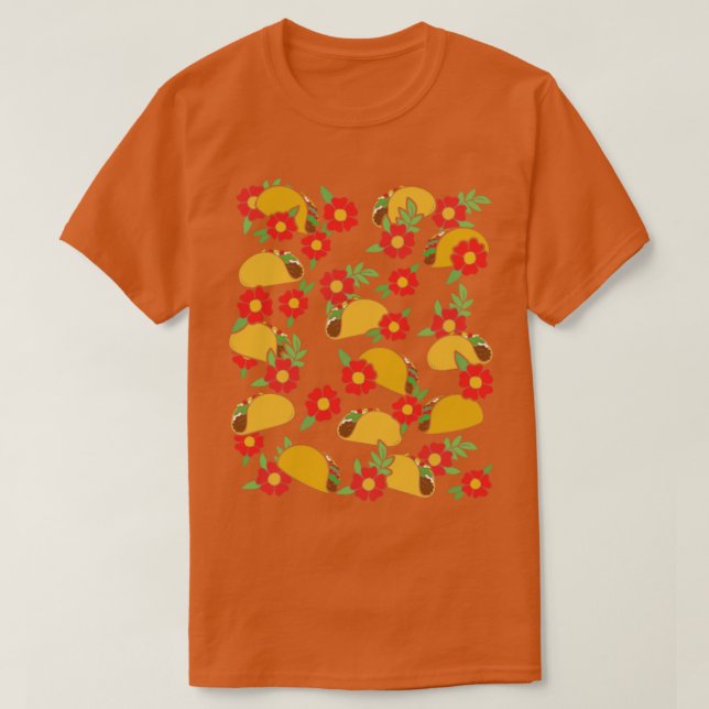 Tacos überall T-Shirt (Design vorne)