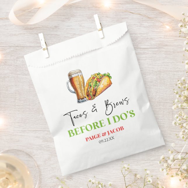 Tacos und Brüche, bevor ich es tue! Probe Geschenktütchen (Ausgeschnitten)