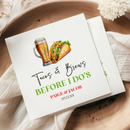 Tacos und Brüche, bevor ich es tue! Probe Serviette