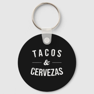 Tacos und Cervezas Funny Beer Lover Mexicanisches Schlüsselanhänger