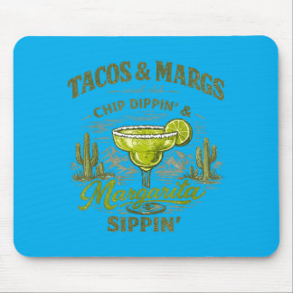 Tacos und Margaritas Social Club Lustiges Essen Tr Mousepad