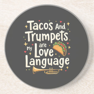 Tacos und Trumps sind meine Liebe in Mexiko Getränkeuntersetzer