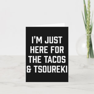 Tacos und Tsoureki Lustiger Cinco De Mayo Orthodox Karte