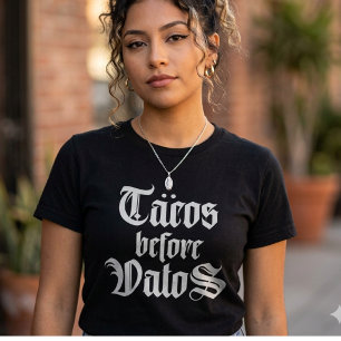 Tacos vor Typen lustiges Shirt